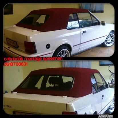 Ford Escort cabriolet dak incl montage 