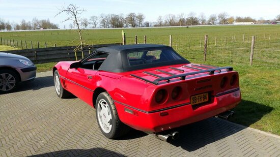 Corvette c4 Topline cabriolet dak incl BTW en montage aan huis.