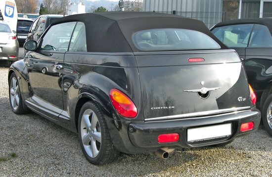 PT Cruiser Topline cabriolet dak