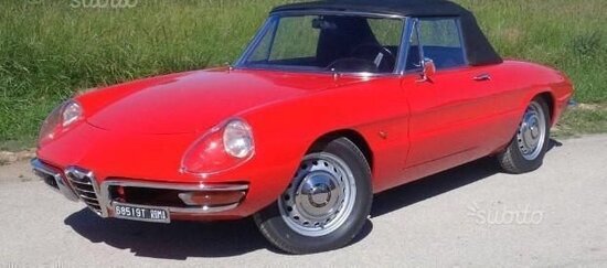 Alfa Duetto Spider cabriolet dak