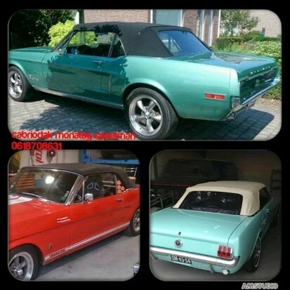 Ford Mustang cabriolet dak incl montage