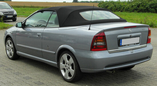 Opel Astra G Topline cabriolet dak 