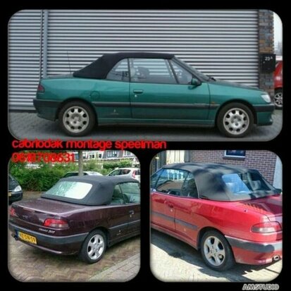 Peugeot 306 cabriolet dak incl montage