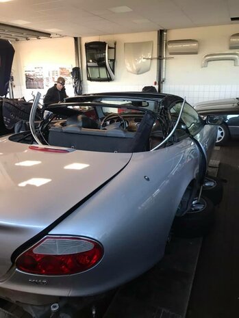 Jaguar XK8 cabriolet kap incl montage