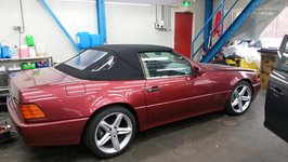 Mercedes SL R129 cabriolet dak incl montage