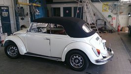 VW Kever 1303 cabriolet dak incl montage 